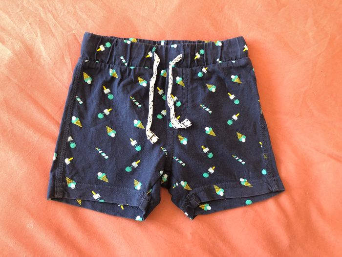 Short bleu marine - 24 mois