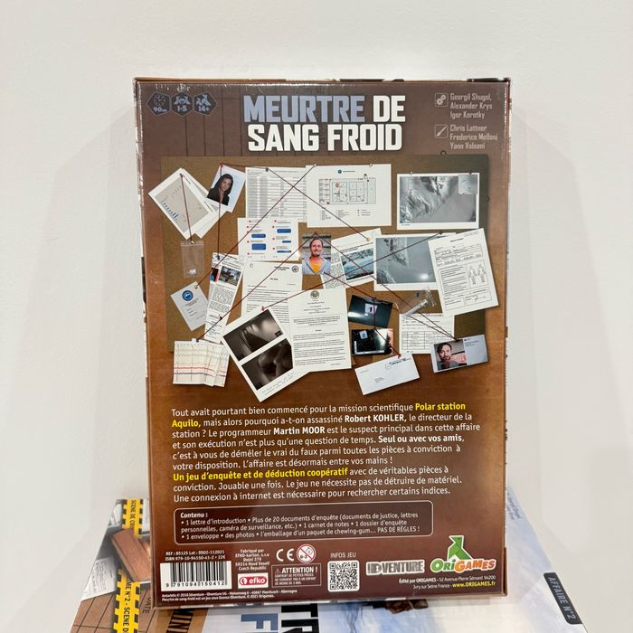Jeu de société Meurtre de sang froid. Neuf sous blister. - photo numéro 2