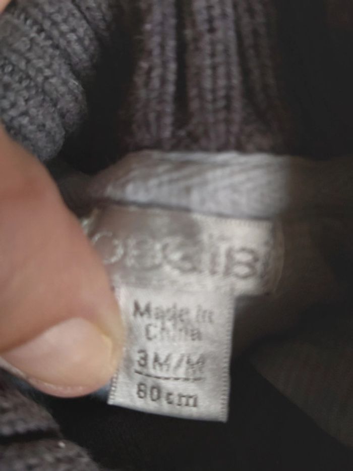 Gilet/manteau garçon Obaidi 3 mois en très bon état (78) - photo numéro 2