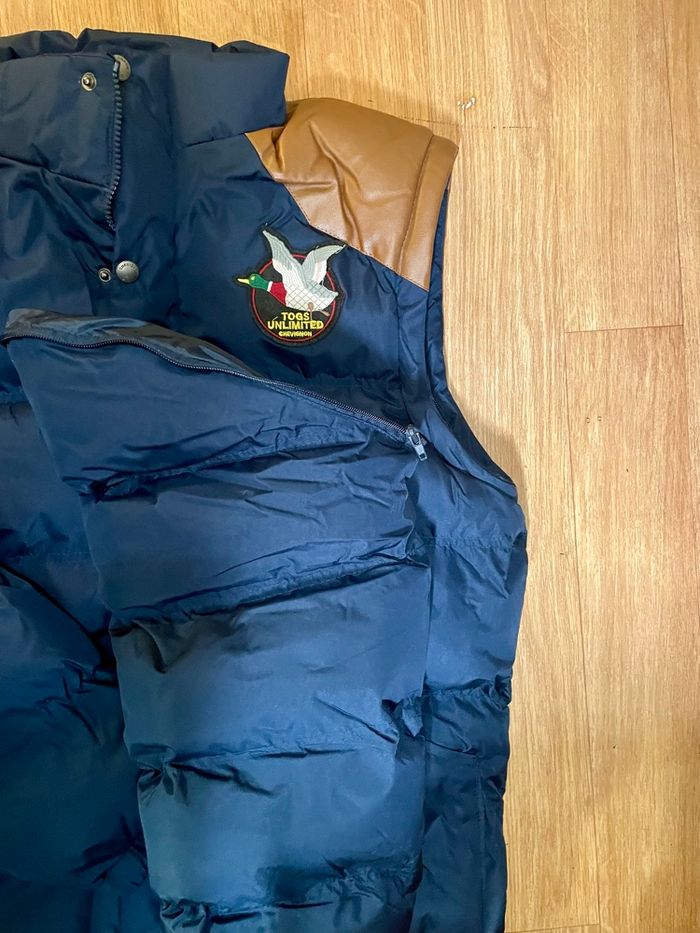 Doudoune chevignon homme  bleu marine,  togs taille XL   Neuf avec étiquette - photo numéro 5