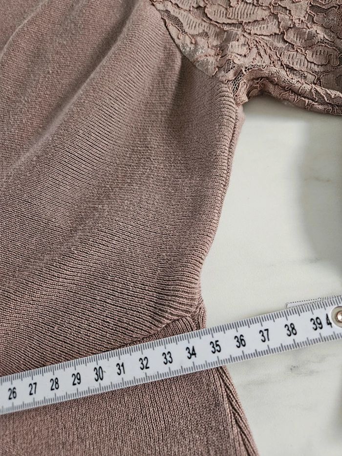 Robe croisée marron taille M - photo numéro 10