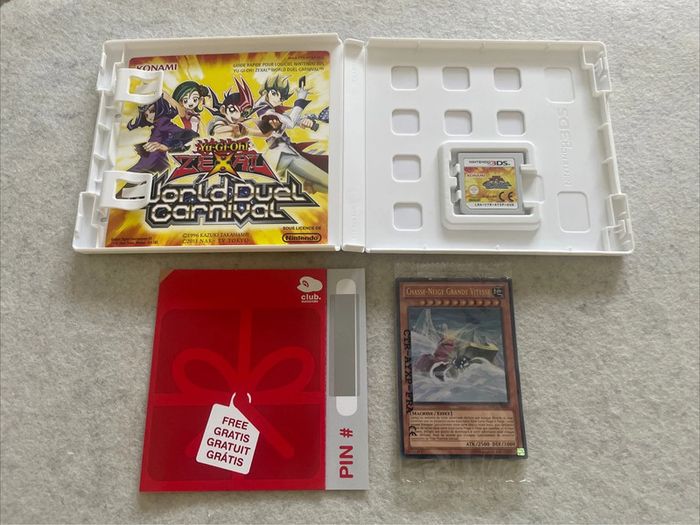 Yu-Gi-Oh ! Zexal World Duel Carnival Jeu Nintendo 3DS Complet + Cartes exclusives FR - photo numéro 2