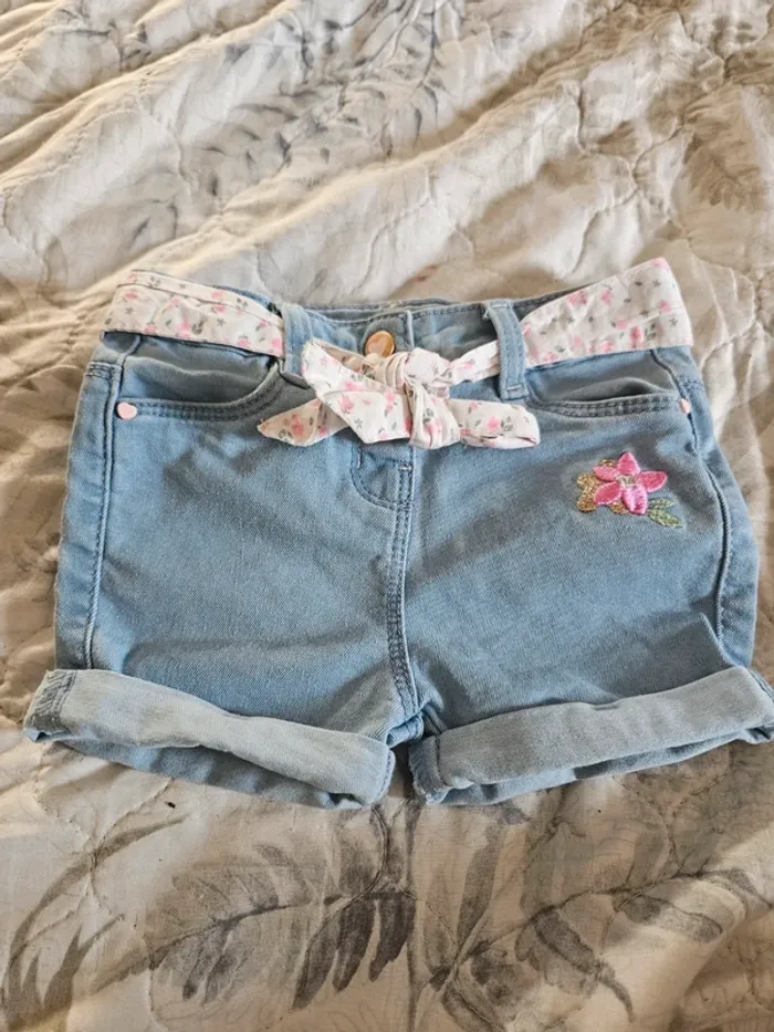 Short en jeans