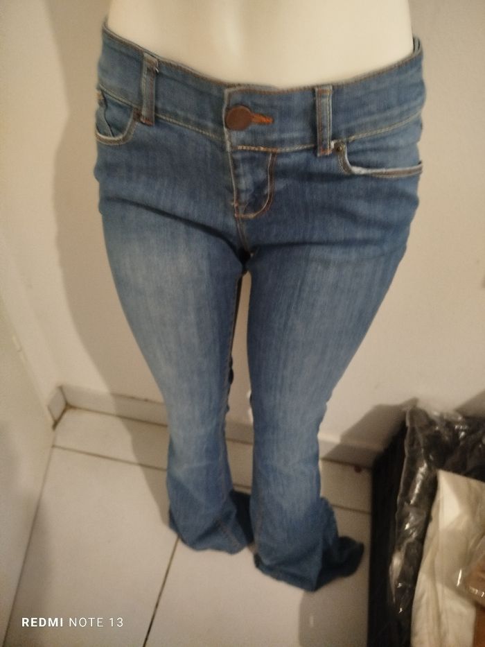 #kytie40femme. Jeans patte d éléphant taille 40 - photo numéro 5