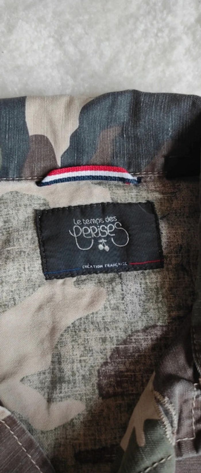 L'originale chemise de l'armée Vietnamienne Le Temps des Cerises LTC M camouflage - photo numéro 6