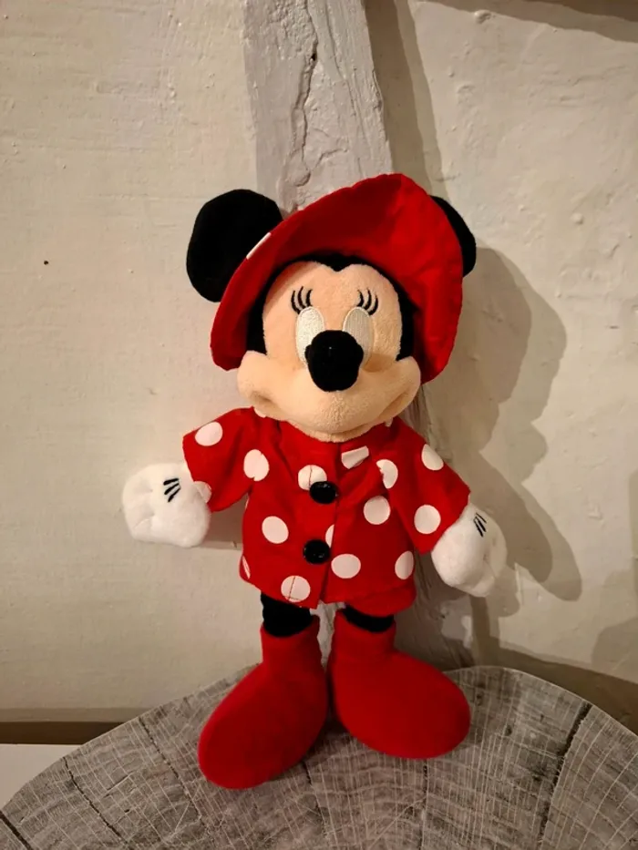 Peluche Minnie manteau de pluie - Disneyland
