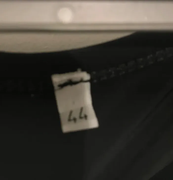 Robe tunique graphique noir et blanc avec foulard taille 44 - photo numéro 4