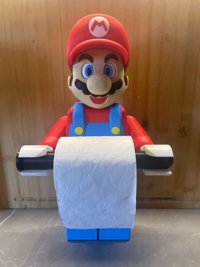Porte Papier Toilette Lego Mario