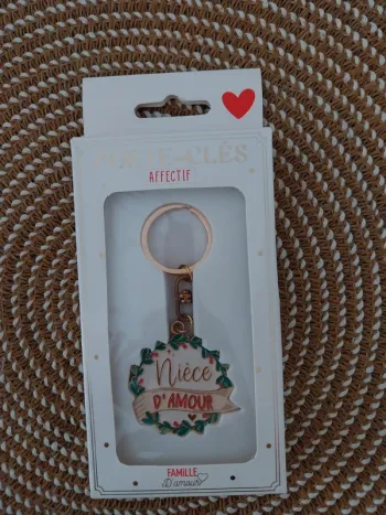 Porte-clefs Nièce d'amour