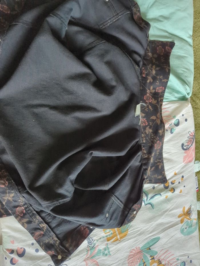Veste femme noir à motif - photo numéro 3