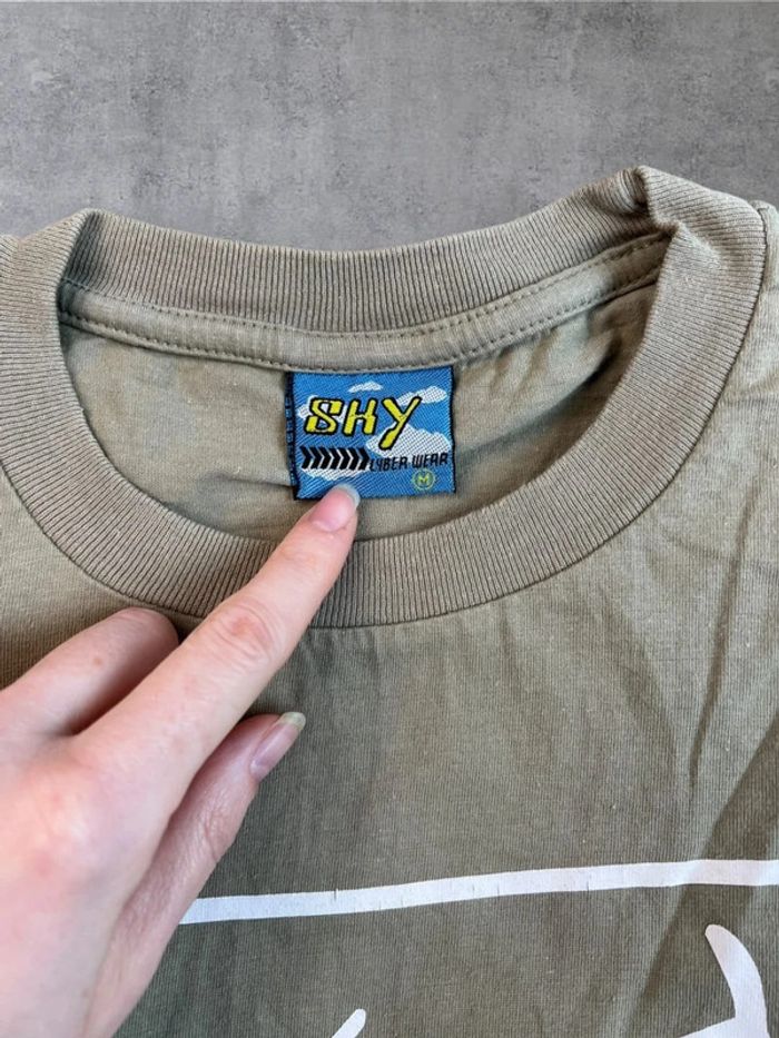 T-shirt, Imprimé, Kaki, M (1520) - photo numéro 4
