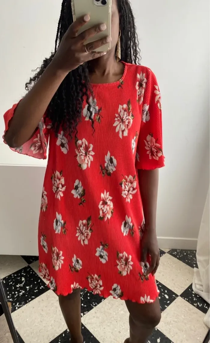 Robe fleurie mango taille s - photo numéro 2