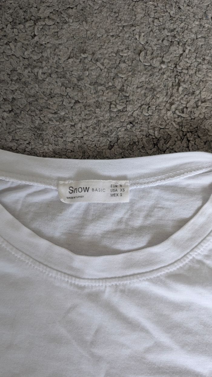 T-shirt blanc femme - photo numéro 3