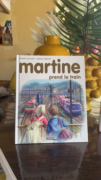Livre Martine prend le train