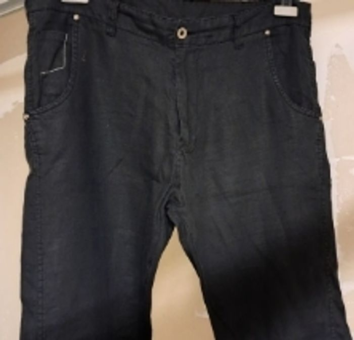 Pantalon noir pour homme5