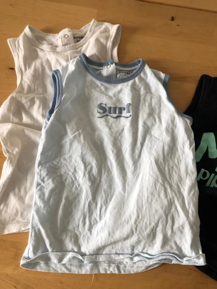 Lot de 3 débardeurs Kiabi 36 mois - photo numéro 2