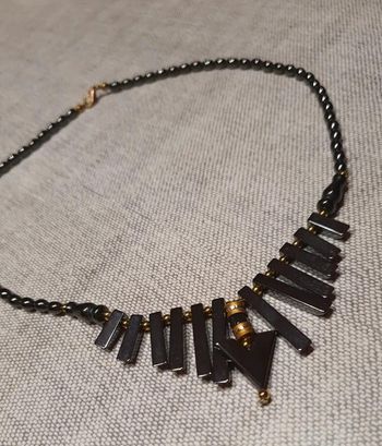 Collier tourmaline noire
