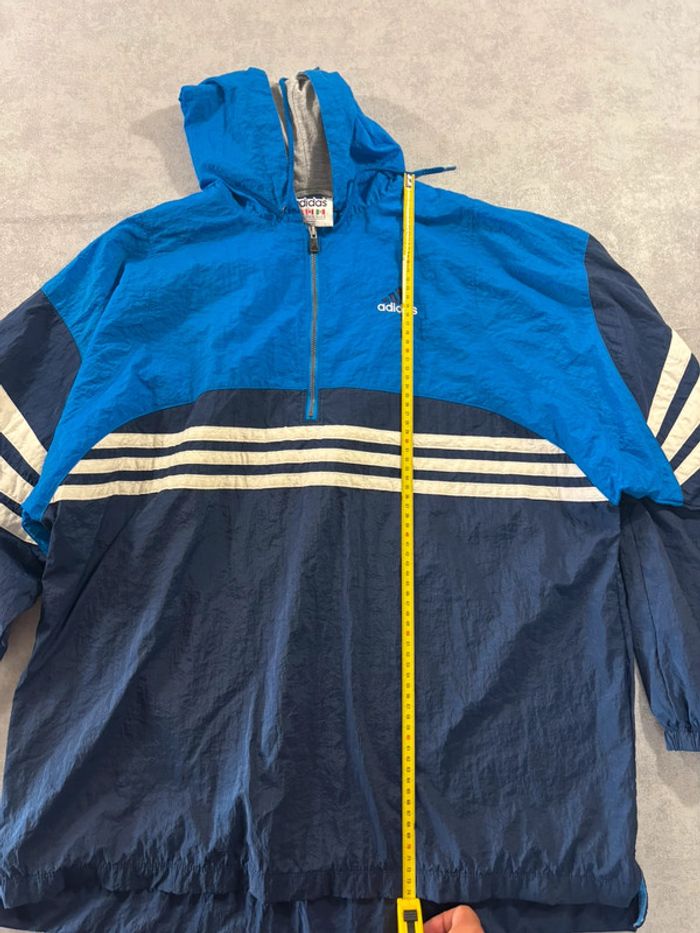 Veste à capuche 1/4 Zip Adidas Vintage y2k Taille L - photo numéro 12