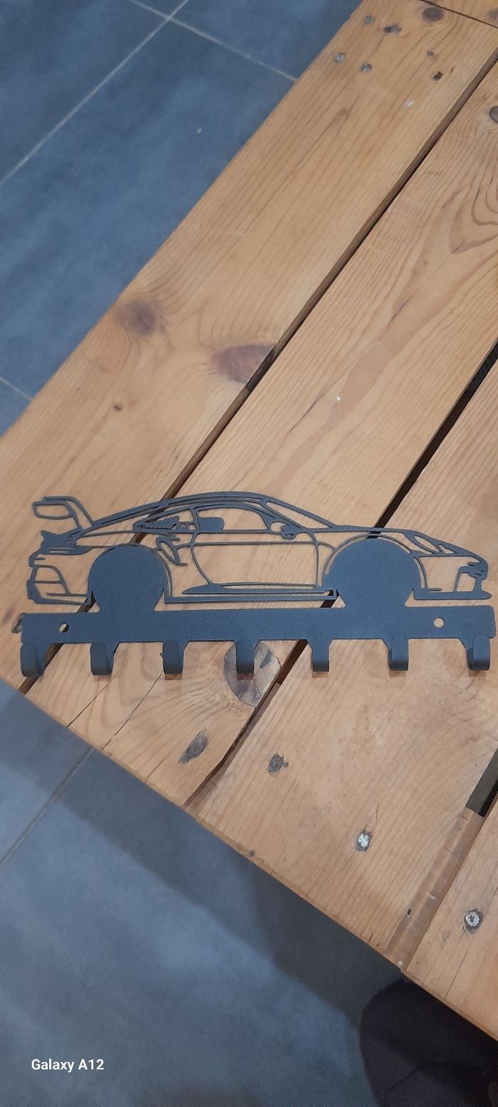 Porte clés mural porsche - photo numéro 2