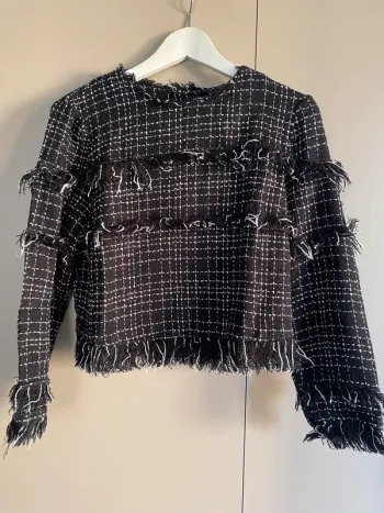 Haut court en tweed