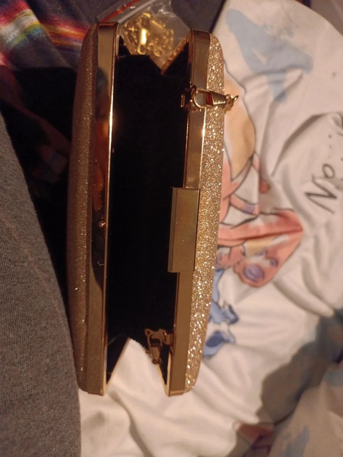 Sac Pochette doré