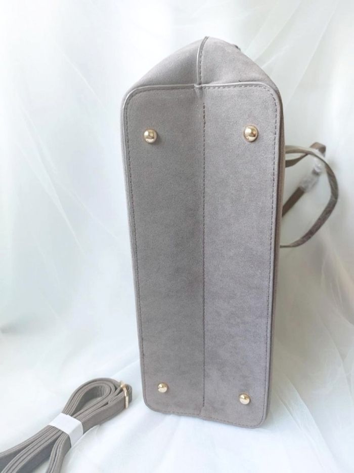 Cabas suédine taupe - photo numéro 6