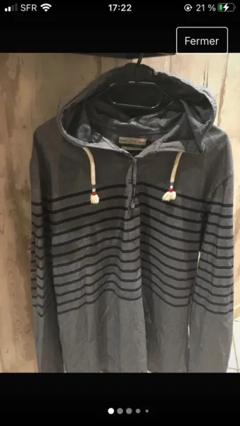 Superbe Marinière homme en L excellent état de la boutique Celio