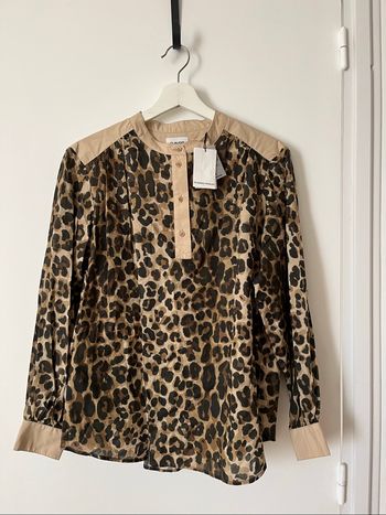 Blouse léopard Claudie Pierlot neuve