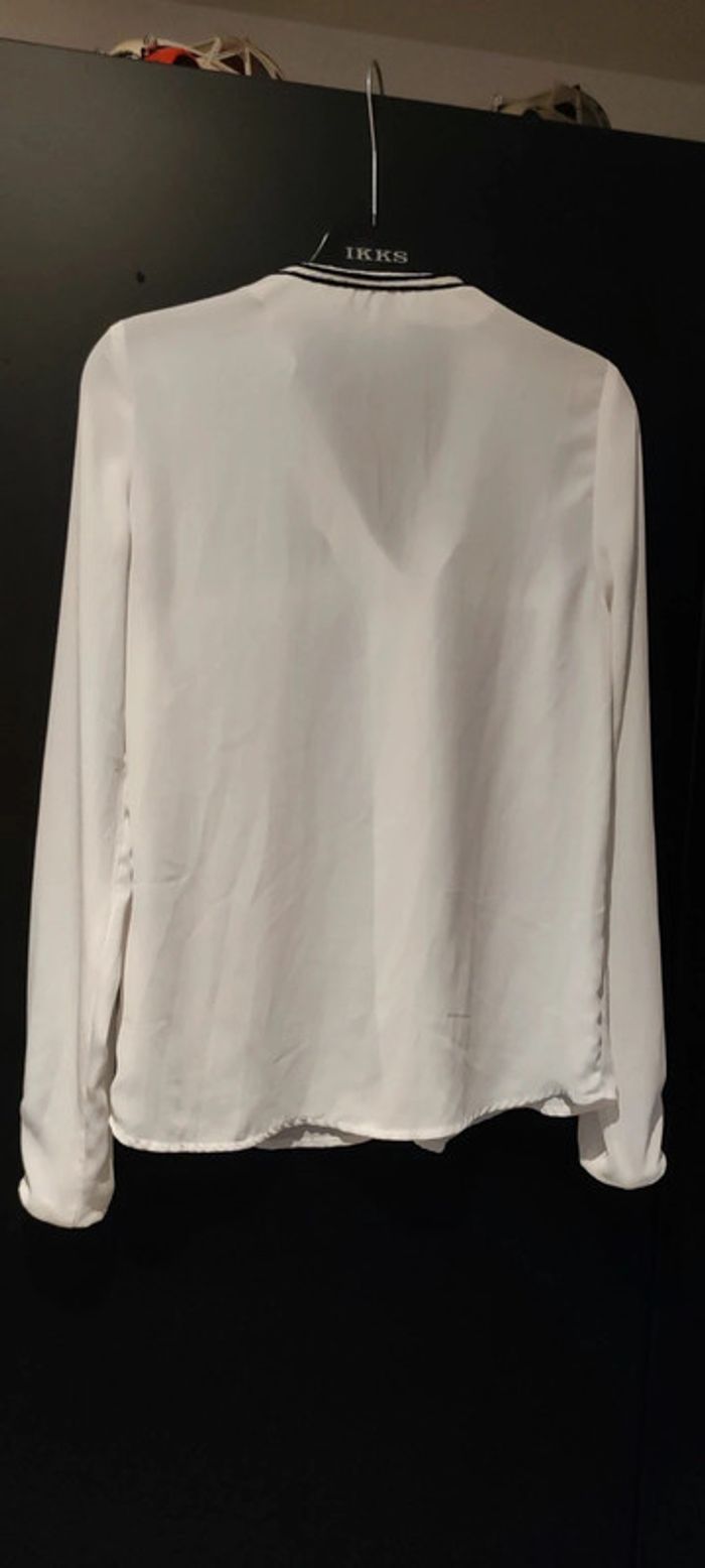 Chemise blanche fluide cache cache - photo numéro 3