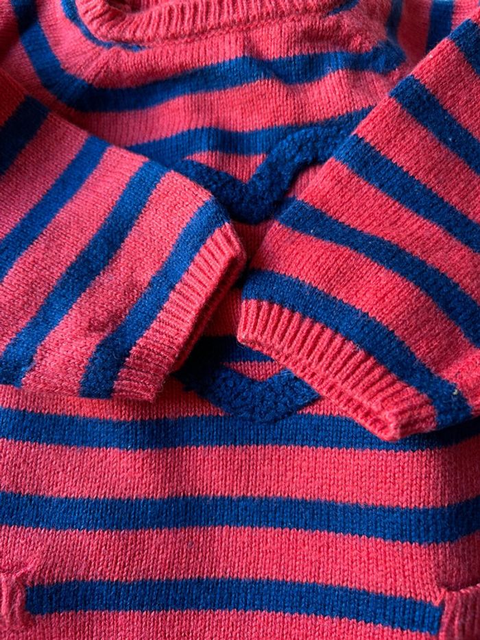 Salopette velour/ pull DPAM 3 mois - photo numéro 7