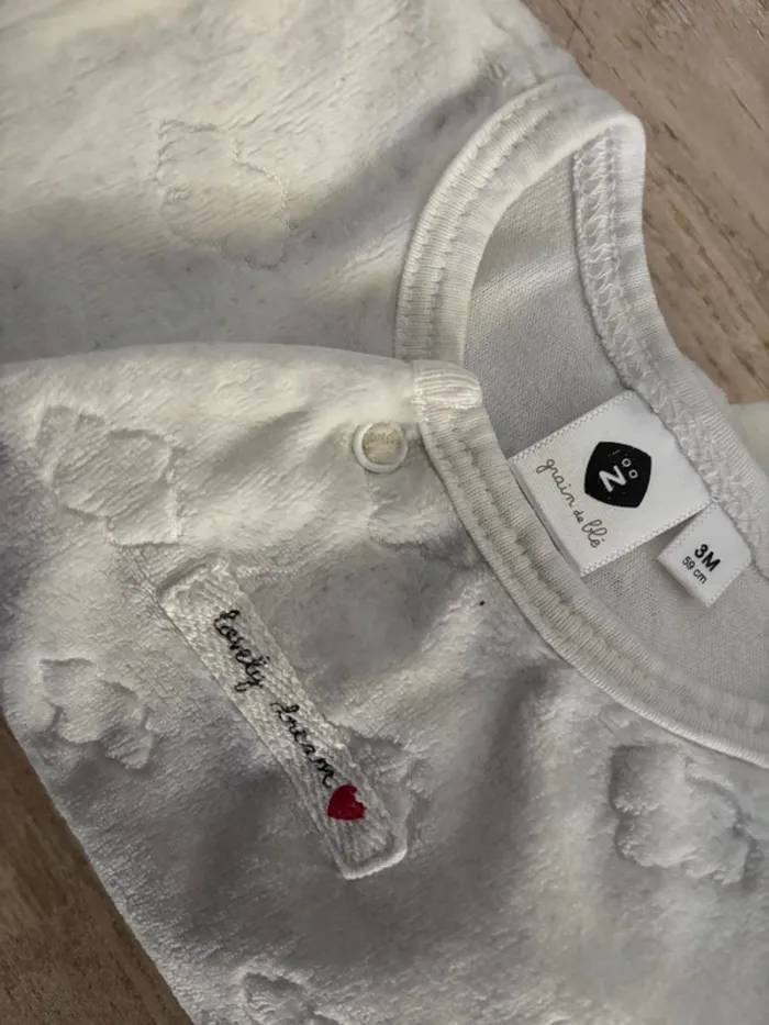 Lot de 5 pyjamas mixtes 3 mois - photo numéro 9