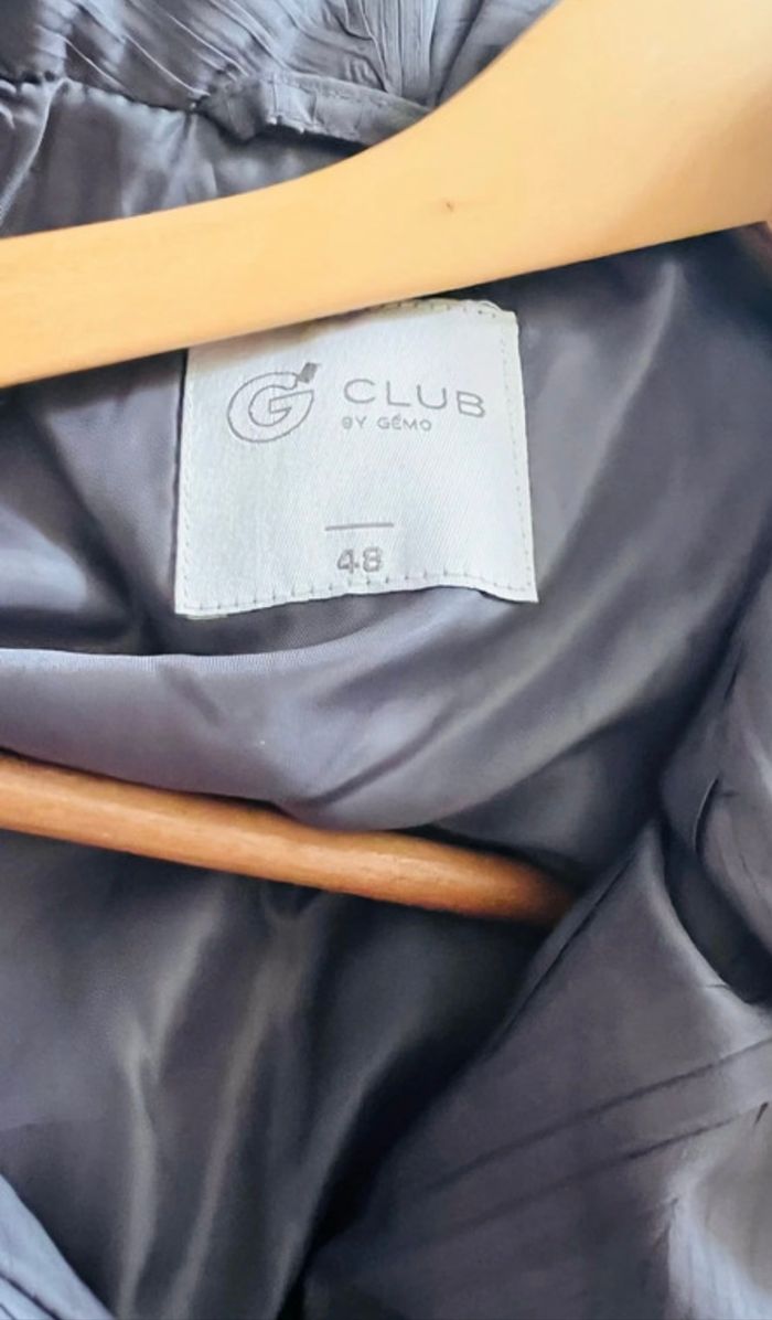 Doudoune veste blouson femme gris Taille 48 Gemo - photo numéro 4