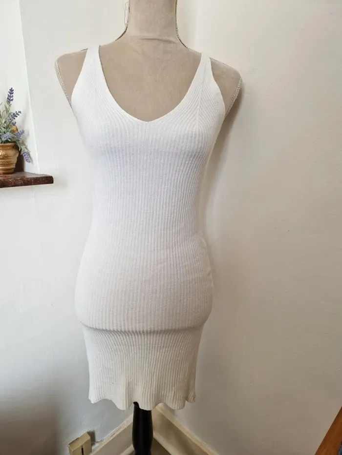 Robe stella bianca laine blanc taille s/m
