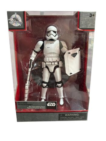 Coffret figurine Disney Store Star Wars Élite séries Riot Gear Stormtrooper en métal neuf