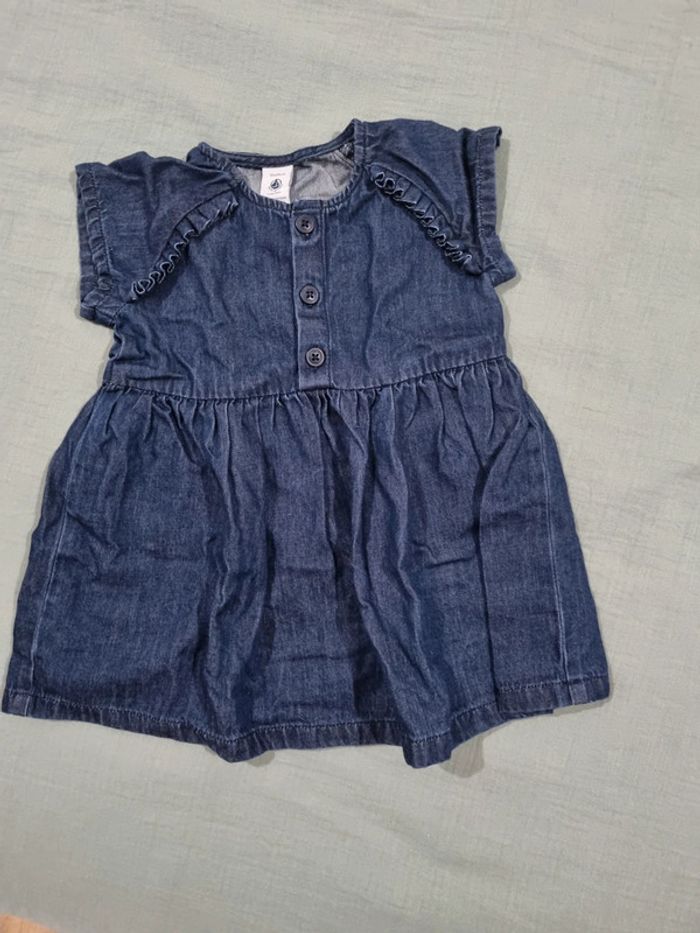 Robe jean Petit Bateau 12m