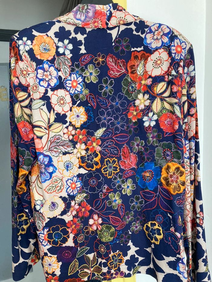 Veste fleurie carnaby taille 40 - photo numéro 4