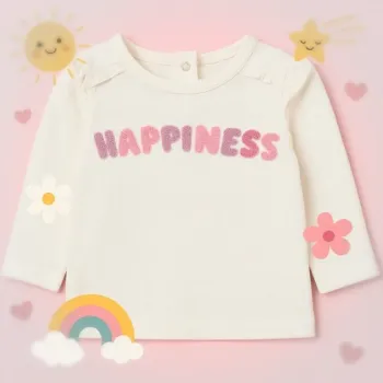 Blouse manche longue bébé fille  6-9 mois