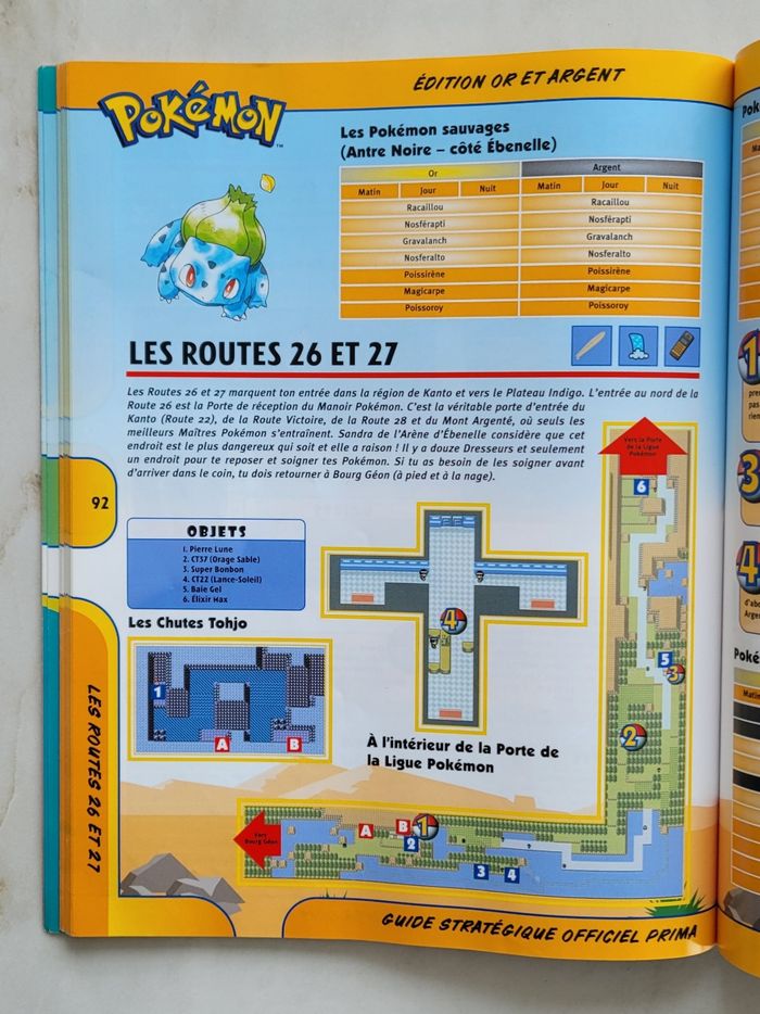 Guide Officiel Pokémon Version Or et Argent Prima 🇫🇷 - photo numéro 5