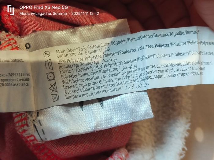 Pyjama velours 6ans in extenso Réduction jusqu'à -70% - photo numéro 4