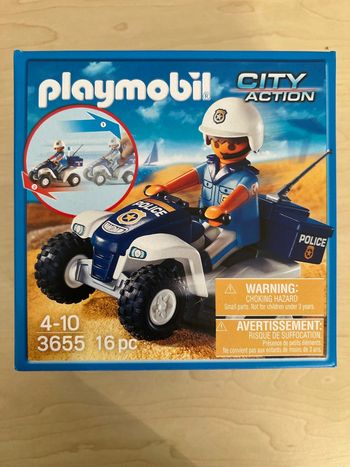 Playmobil - 3655 - Policier/Quad