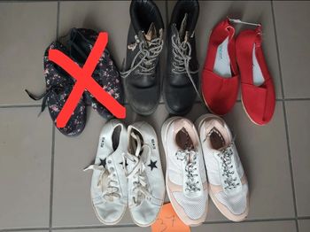 Lot 4 paires pointure 37