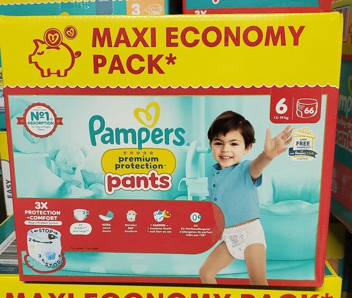 Couches Culottes pampers prenium protection taille 6, 66 Culottes.