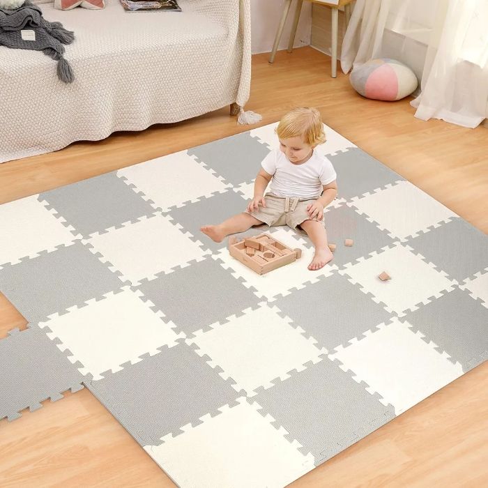 Tapis de sol en mousse | marron ( 12/24/36 pièces) - photo numéro 2