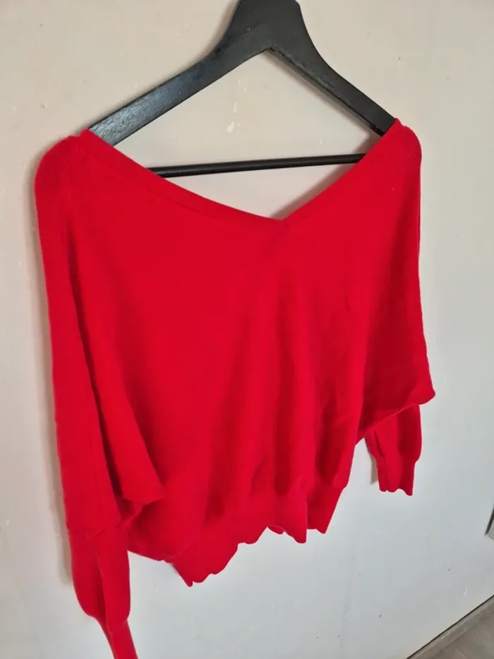 Pull ou cardigan boutonnée reversible taille 38 - photo numéro 2