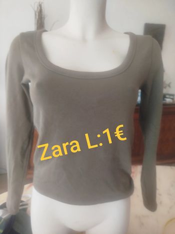 Tshirt Zara manches longues