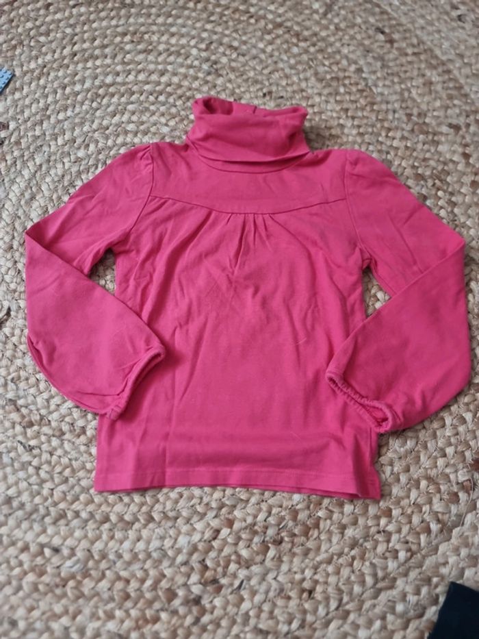 Sous pull manches longues col roulé vertbaudet 5 ans