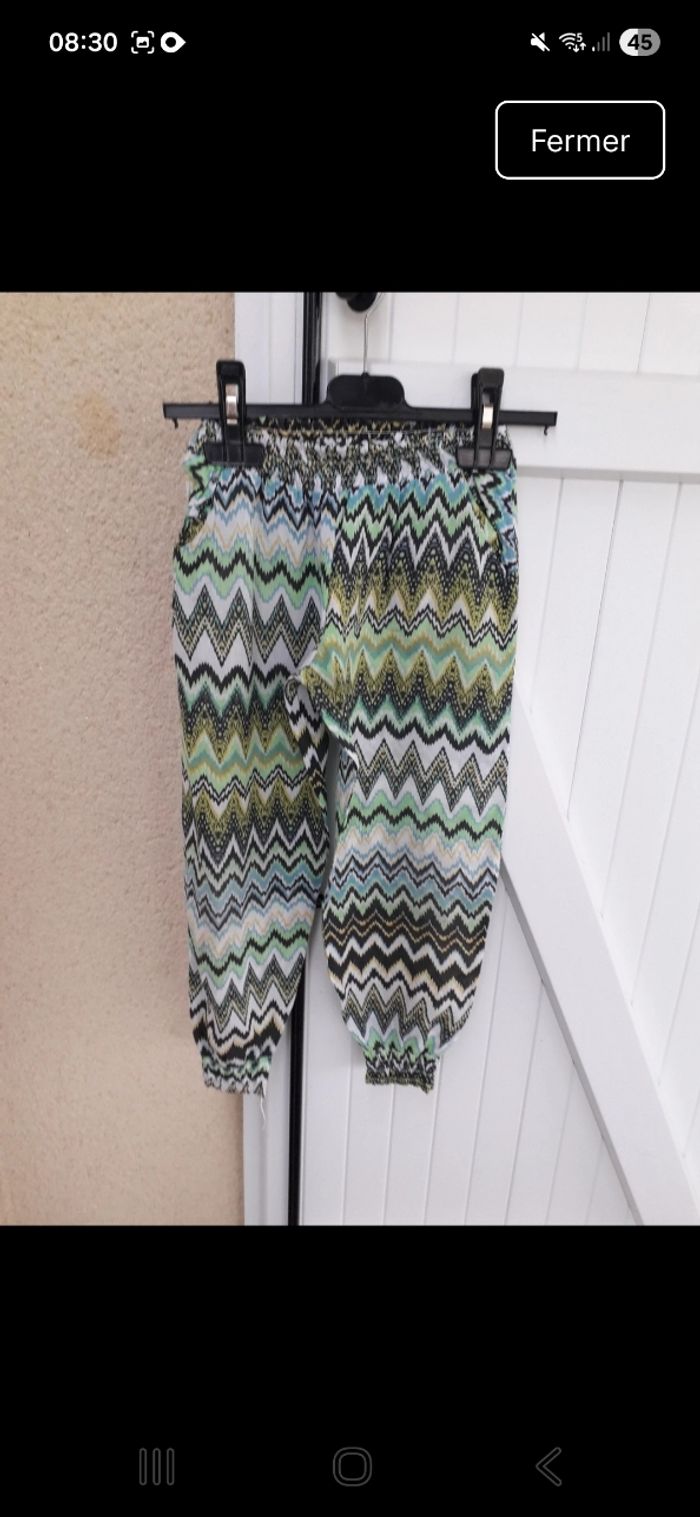 sarouel imprime filles taille 6 ans