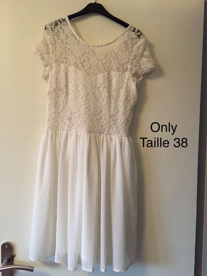 Robe blanche Only Taille 38