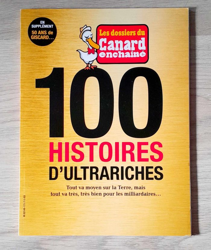 Les dossiers du canard enchaîné  N°172 juillet 2024 : 100 histoires d'ultrariches -