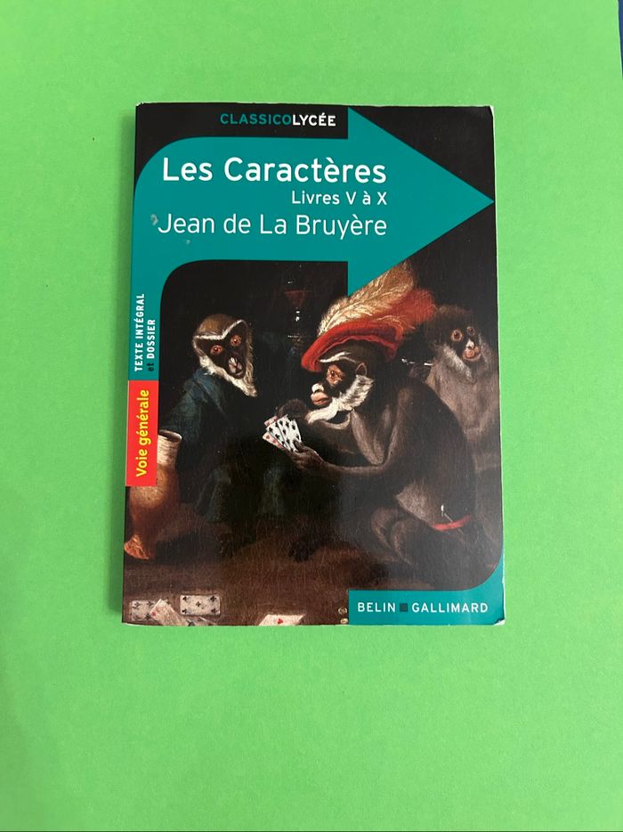 : Les caractères : livres V à X Auteur : Jean de La Bruyère